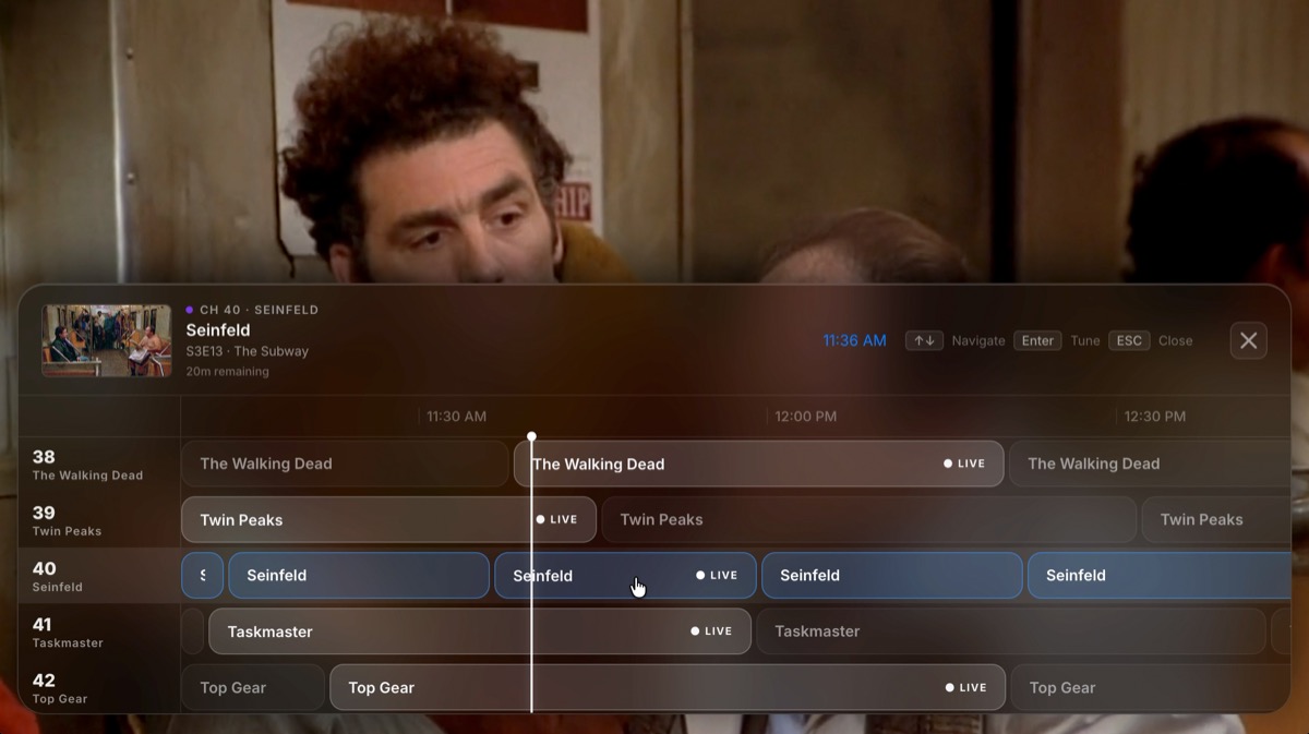 Cablex Interface Screen 6